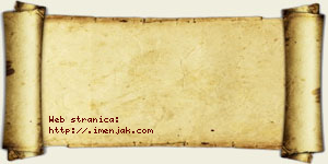 Jana Ružić vizit kartica